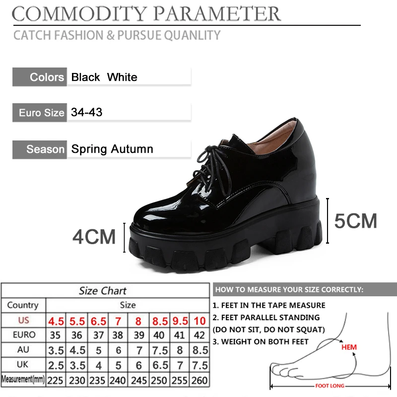 

BYQDY Japanese Style Platform Woman Pumps Chunky Heels Round Head Mary Janes Ladies Pumps Goth Lolita Ladies Shoes Thick Sole