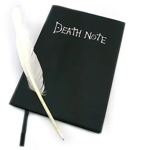 Блокнот-планировщик «тетрадь смерти» в стиле аниме