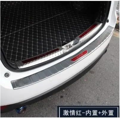 304 нержавеющая сталь Задний бампер протектор порога багажник Накладка