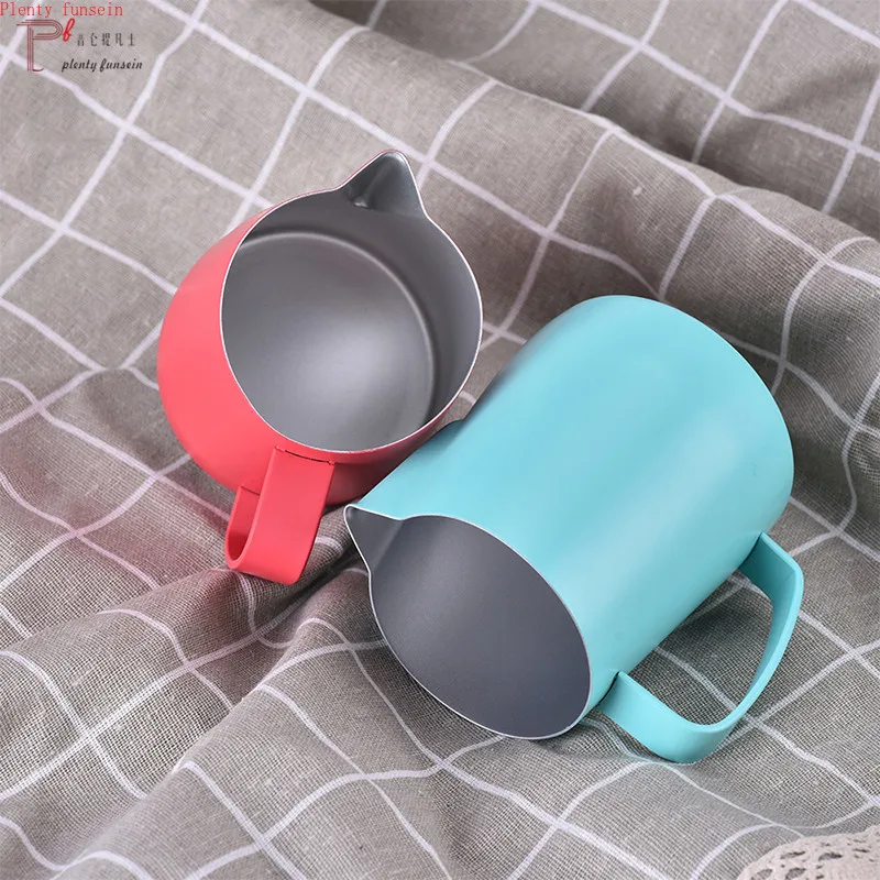 Молочник из нержавеющей стали кувшин для взбивания пены наконечник кружка