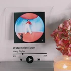 Пользовательский музыкальный код доска Персонализированная фотография выбрать из любой песниальбома, Diy жизнь фото, музыка акриловая доска