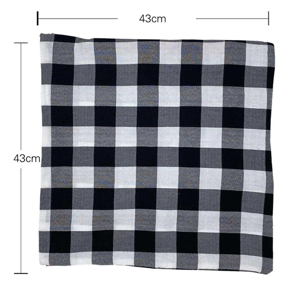 

Plaid Stripe Pattern Pillow Case Cushion Cover Home Sofa Christmas Tree Decor