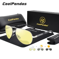 2021 luxury brand polarized sunglasses photochromic men day night vision driving sun glasses women retro oculos de sol masculino