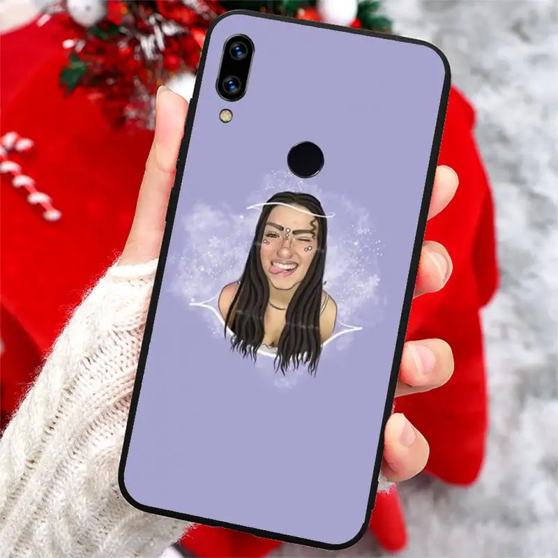 

Charli DAmelio Net Red Phone Case For Xiaomi Redmi note 7 8 9 t k30 max3 9 s 10 pro lite