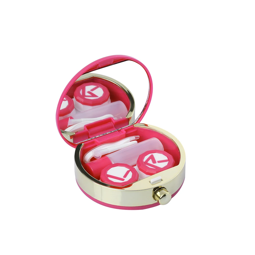 Портативный милый Контейнер для контактных линз в форме флакона духов контейнер