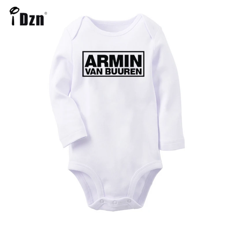JcBaby693WC U2 альтернатива рок-группа ACDC Armin Van Buuren DJ вентиляторы Новорожденный ребенок боди малыш комбинезоны с длинными рукавами хлопок одежда - Цвет: JcBaby693WC