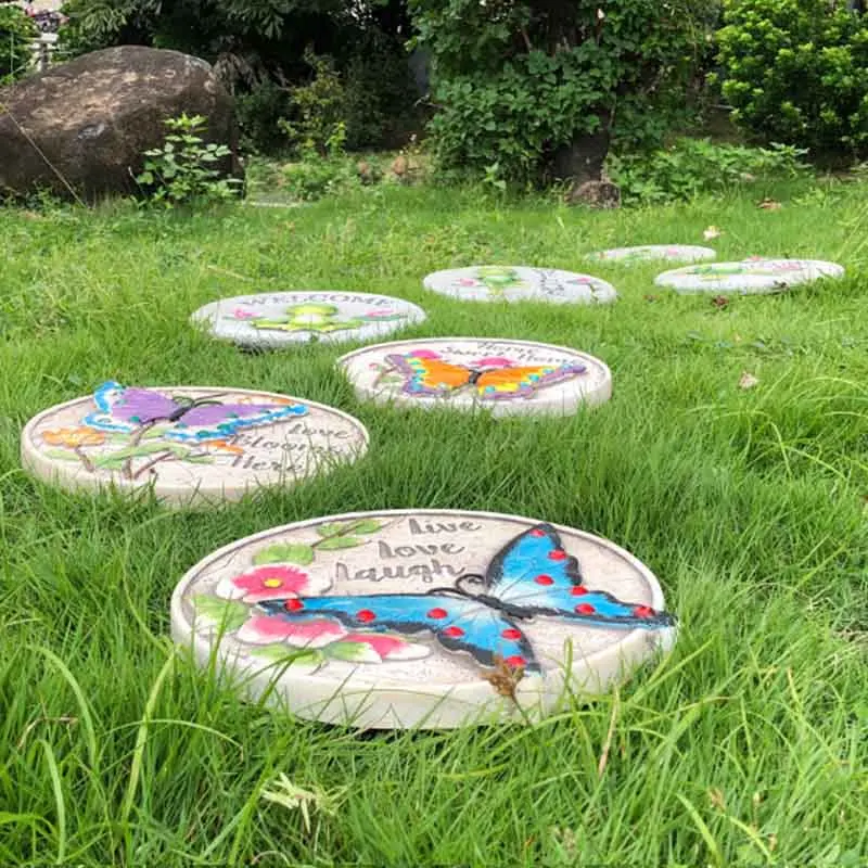 Садовые камни-бабочки для газона украшение виллы двора мощения садовый ландшафт