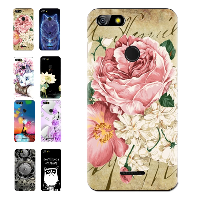 For BQ 5500L ADVANCE Floral Sleepy Darling Baby Cat Animal Case BQ-5500L SPARTAK EDITION Back Cover Bag TPU Cases | Мобильные