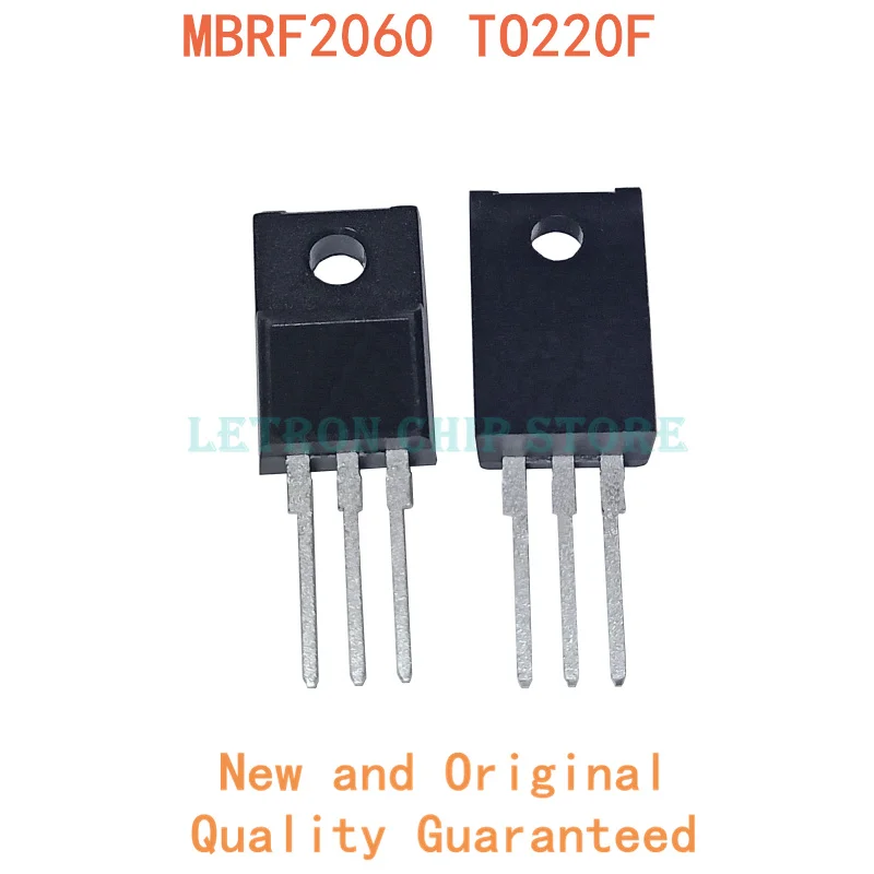 

10PCS MBRF2060CT TO-220F MBR2060CT 2060CT B2060G MBRF2060CTG TO220F SCHOTTKY DIODE original and new