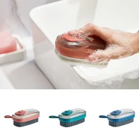 multifunctional liquid cleaning brush portable household dishwashing brush for bathroom kitchen free household merchandises