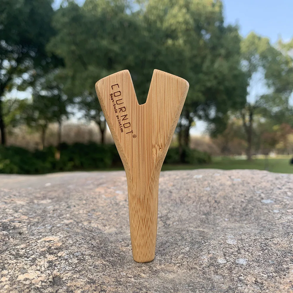 HORNET Двойной баррель бамбуковый держатель для курения сверхнатуральных конусов 91