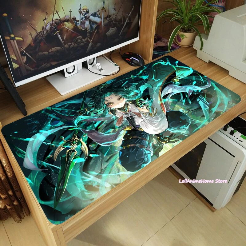

Коврик для мыши Game Genshin Impact Xiao, плотный, нескользящий, для ноутбука