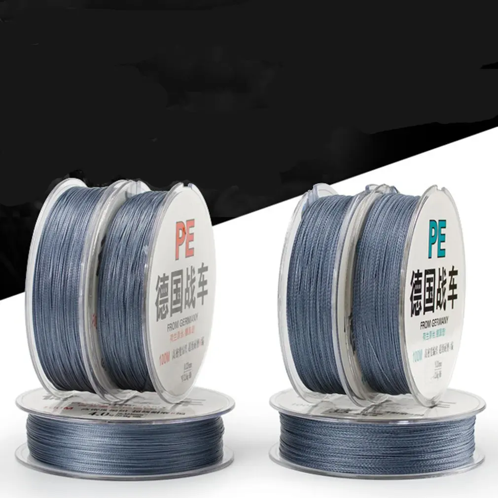 Сверхдлинная 100 метров высокопрочная мультифиламентная полиэтиленовая