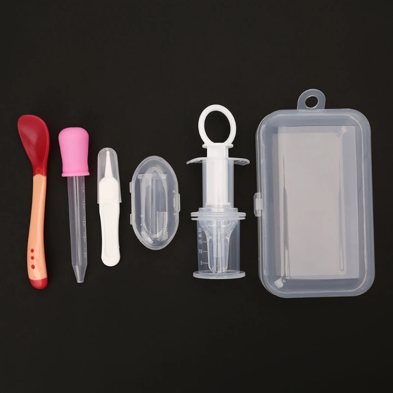 

Набор зубных щеток дозатор капельницы для новорожденных, 5 шт.