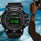 2021 Роскошные брендовые аналоговые цифровые светодиодные часы, мужские электронные часы, мужские военные спортивные водонепроницаемые наручные часы, мужские часы