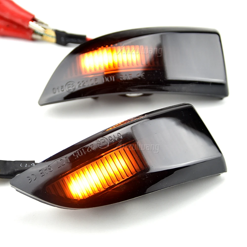 Intermitente LED dinámico para espejo, luz intermitente para Renault Megane MK3 Laguna III Stage Grand Scenic III Fluence Latitude