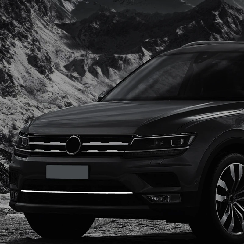 Для Фольксваген тигуан короткая колесная база 2017 2020 нержавеющая Передняя Нижняя