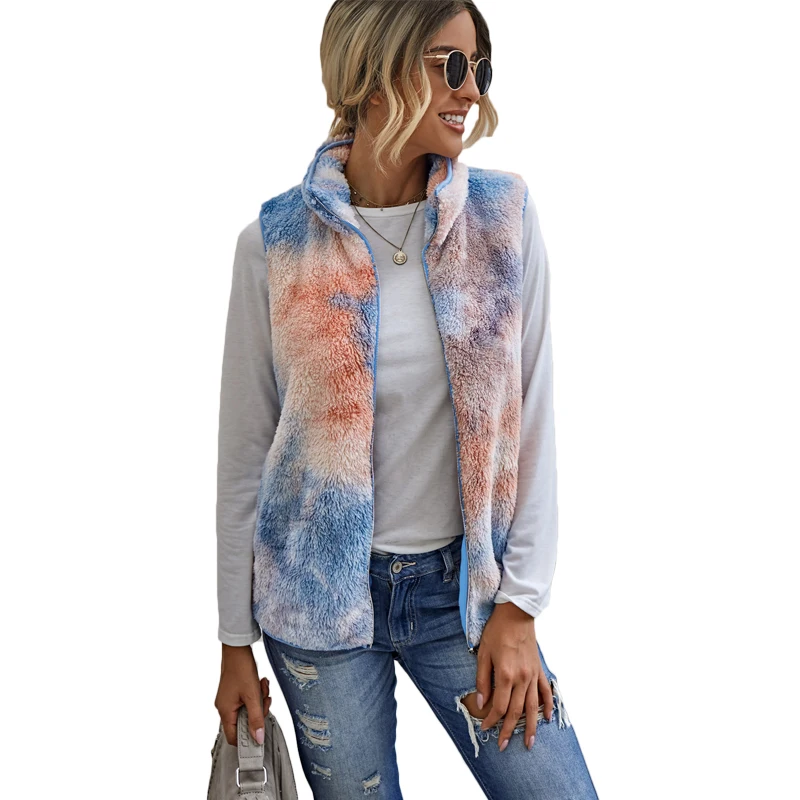 Без рукавов осень зима жилет пальто для женщин вареный с высоким плотно