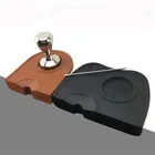 Размер SM, силиконовый коврик для темпера для кофе, Подставка для эспрессо, нескользящая Гибкая угловая подставка, барный инструмент для бариста, кофе, чая