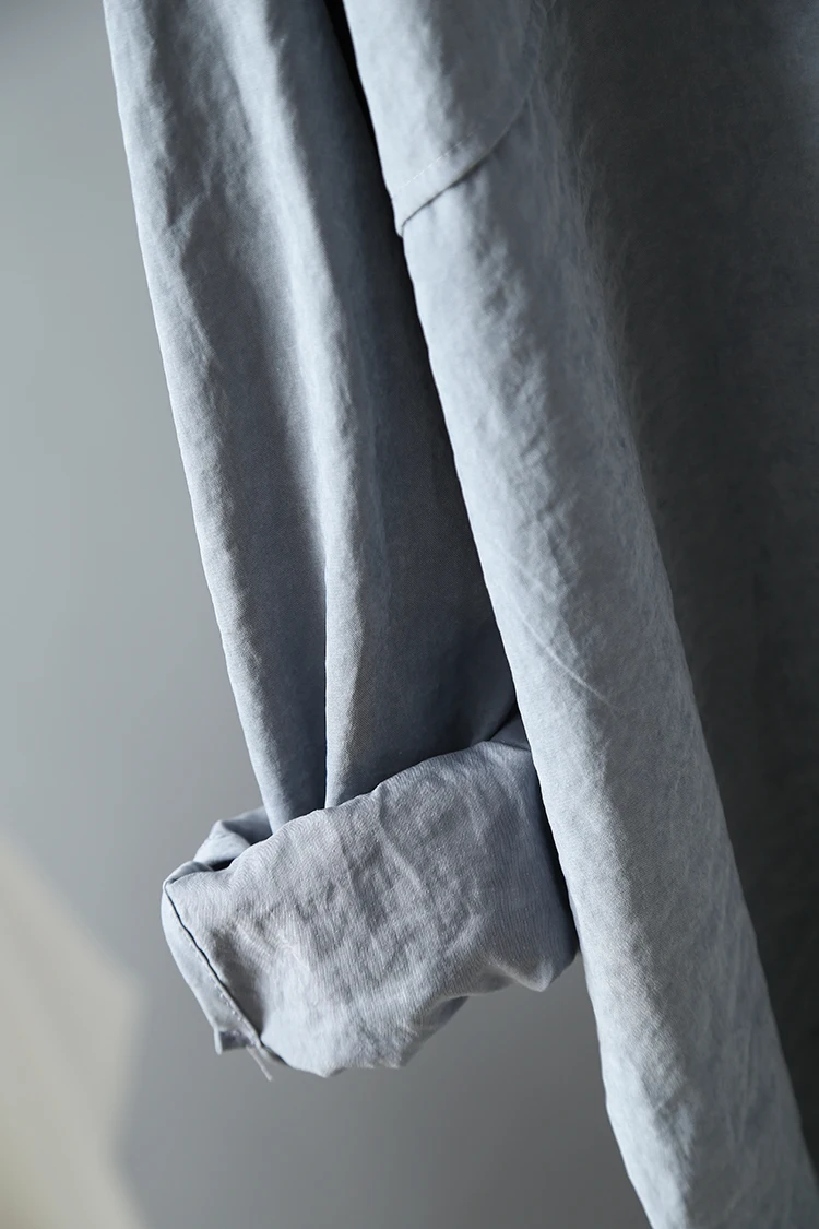 Модные свободные однотонные женские рубашки Blusas Mujer De Moda Весна Осень Новые темно-зеленые женские блузки с длинным рукавом Топы 6720 50