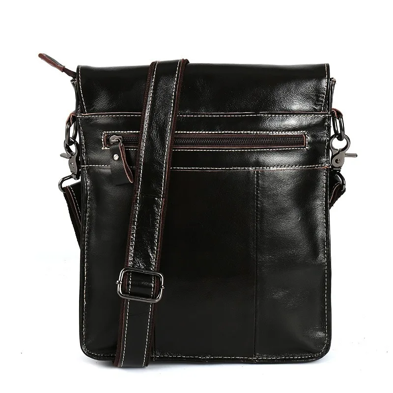 Men'S Shoulder Bag Casual Leather Business Vintage Fashion Top Crossbody Vertical Bags |