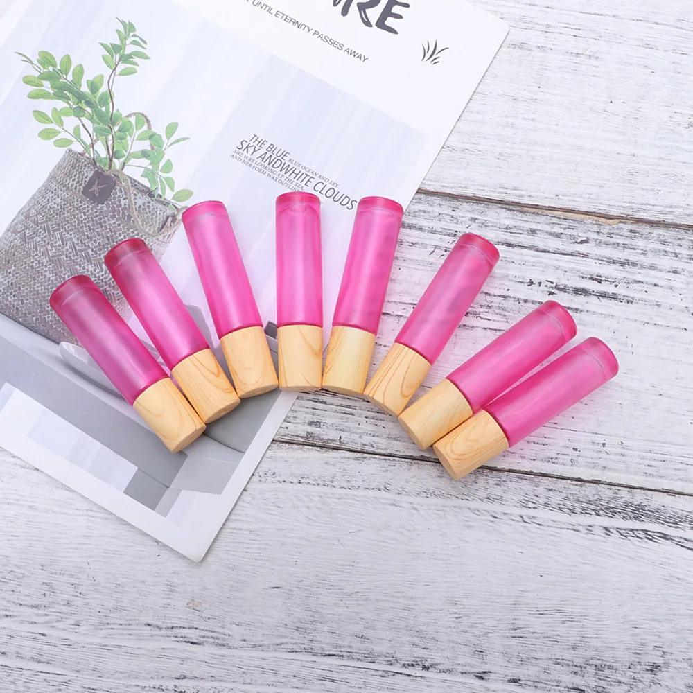 

Travel for Glass Bottles Container Roller Bottles Portable Colorful Empty Refillable Roll On Bottle 10pcs 10ML