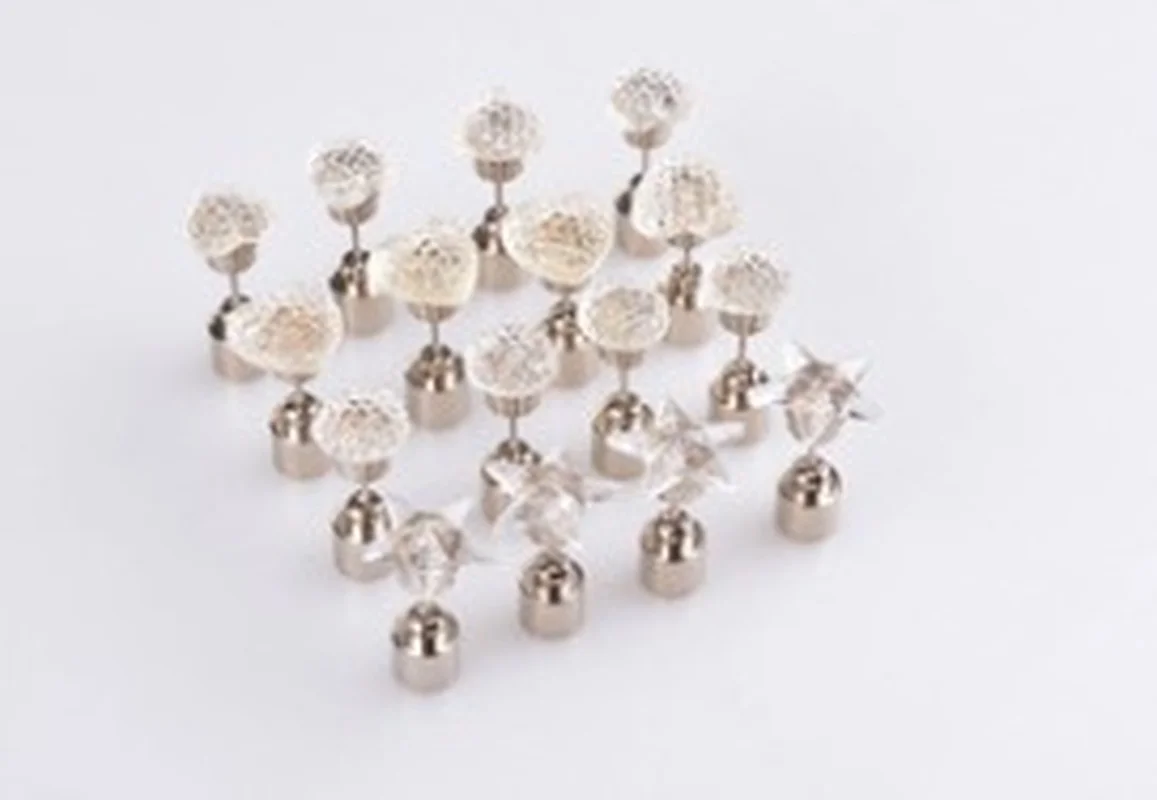 Кольцо со светодиодной подсветильник кой 1 пара шпильки корейские кольца