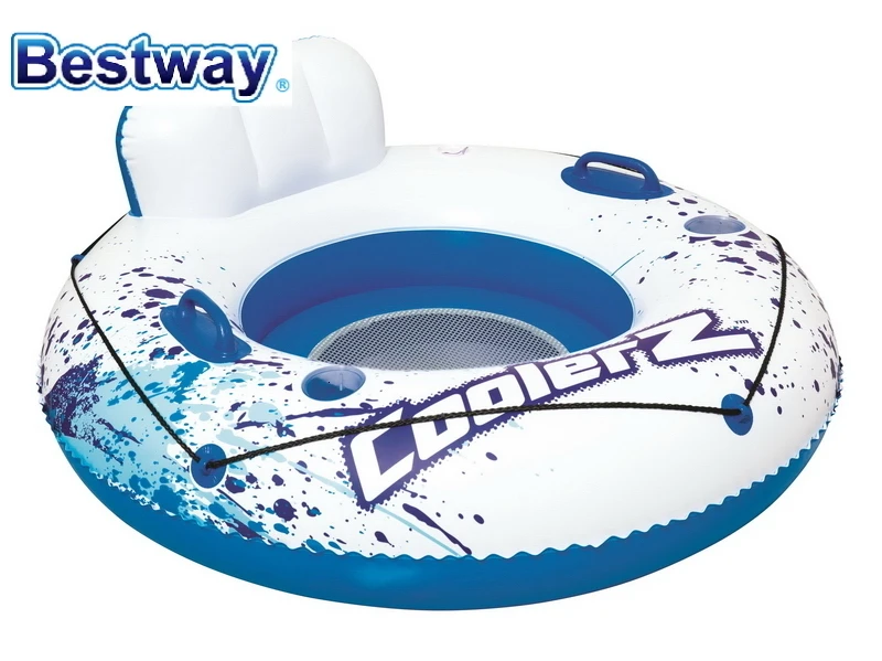 43108 Bestway 1 19 m роскошное кольцо для плавания Wz спинка Сетчатое дно сильные ручки и 2