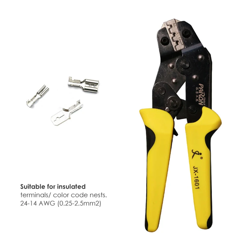 1200PCS Tubular Terminal Crimping Tools Ratchet Wire Crimper Plier Set 0.5-6mm2 20-10AWG Crimp Connector Multitool | Инструменты