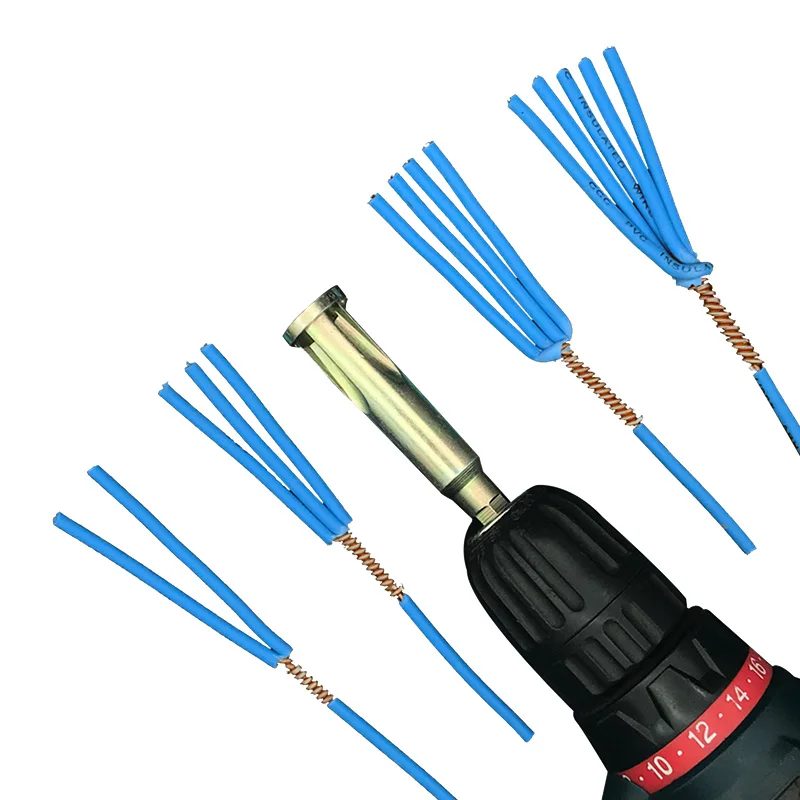 

1pcs Line Universal Electrical Cable Square Automatic Wire Stripper Quick Connector Parallel