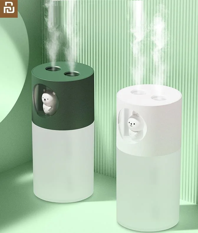 

Ультразвуковой мини-увлажнитель воздуха с двойным распылителем, аромадиффузор эфирного масла для дома и автомобиля, USB-генератор тумана св...