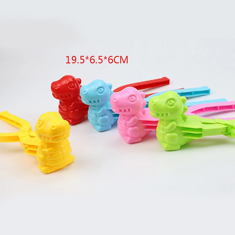 

1pc Toys Sport Creative Dinosaur Snow Snowball Maker Clip Maker and Mold Tool