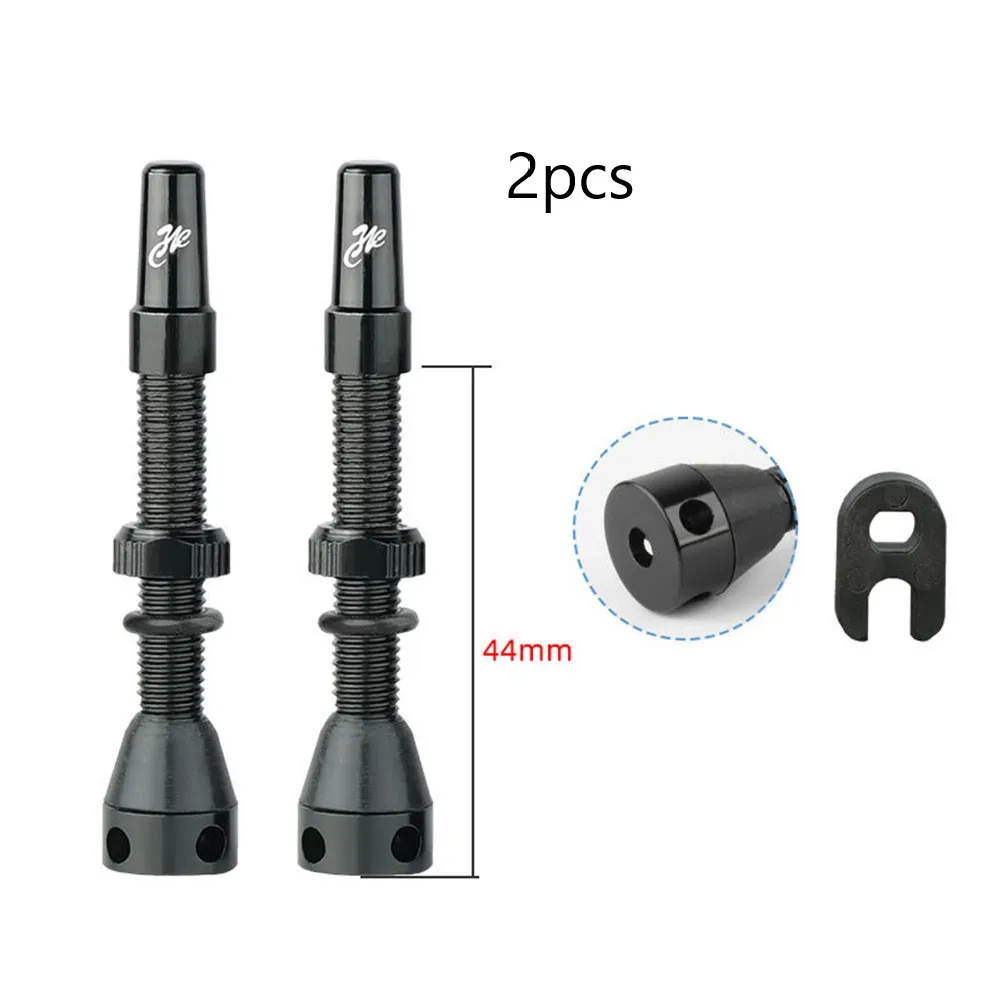 Черный комплект сердечников для вакуумного клапана бескамерного велосипеда из