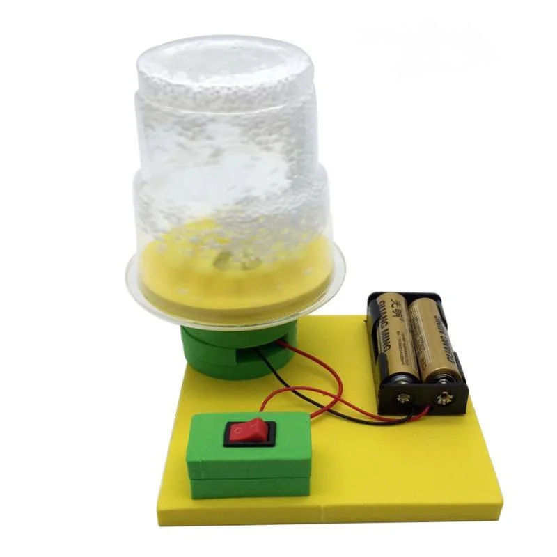 

DIY Assembly Toy Kids Science Experiment Kits Electric Electrostatic Snow Educational Toys For Physics Teaching