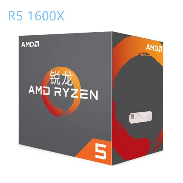 Процессор AMD Ryzen R5 1600X оригинальный процессор 6 ядер 12 потоков AM4 3 ГГц TDP 95 Вт 16 Мб