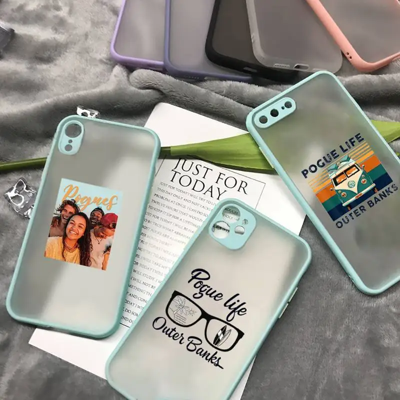 

Outer Banks Rudy Pankow Phone Case matte transparent For iphone 7 8 11 12 plus mini x xs xr pro max cover