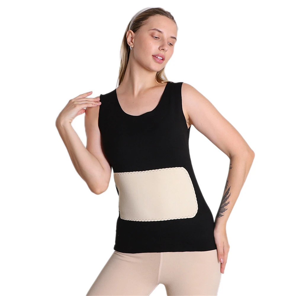 

Women's Winter Thermal Underwear Vest Solid Patch Thick High Elastic Top Thermo Lingerie Heated Warm abdomen ropa termica mujer
