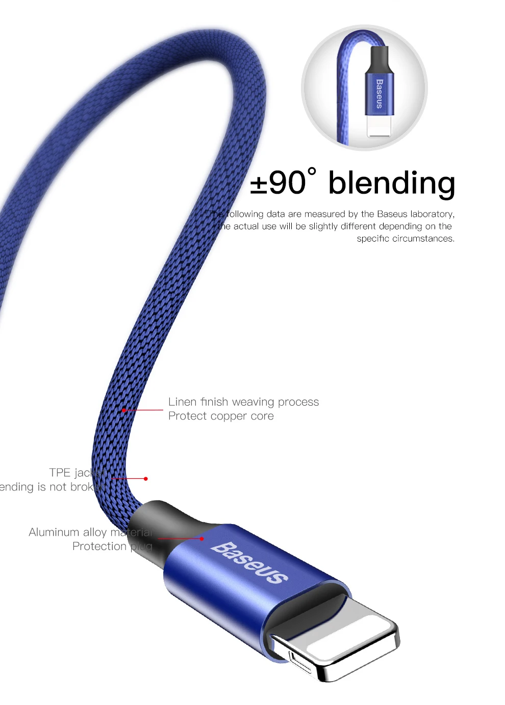 Usb-кабель Baseus для iPhone X, 8, 7 Plus, кабель для быстрой зарядки, usb-кабель для мобильного телефона, кабель для передачи данных для iPhone 5, 6, 6 S, iPad, usb-кабель для зарядного устройства