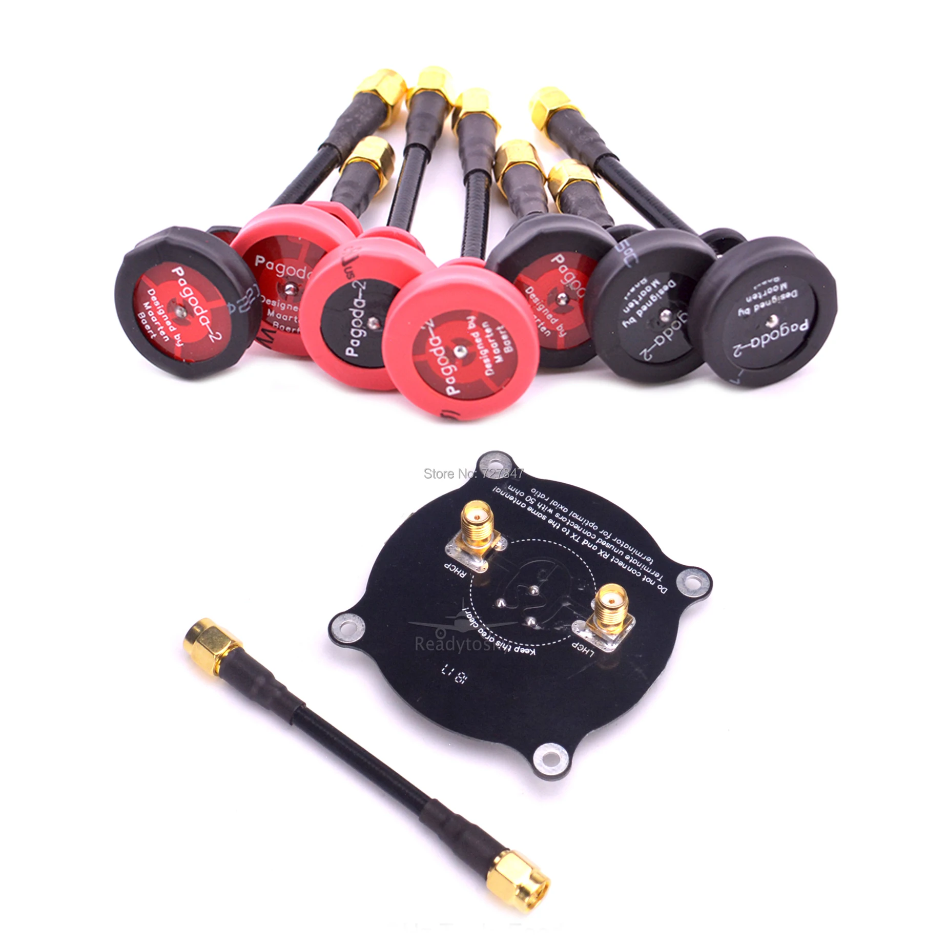 2 шт. пагода 5.8 ГГц FPV антенна SMA и RP Разъем для RC racing drone Quadcopter|fpv antenna|5.8ghz fpvantenna fpv |