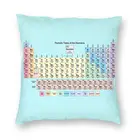 Периодической таблицы со всеми 118 наименований элементов накидки на подушки, диван домашний декор Наука Химия квадратная Подушка Чехол 40x40