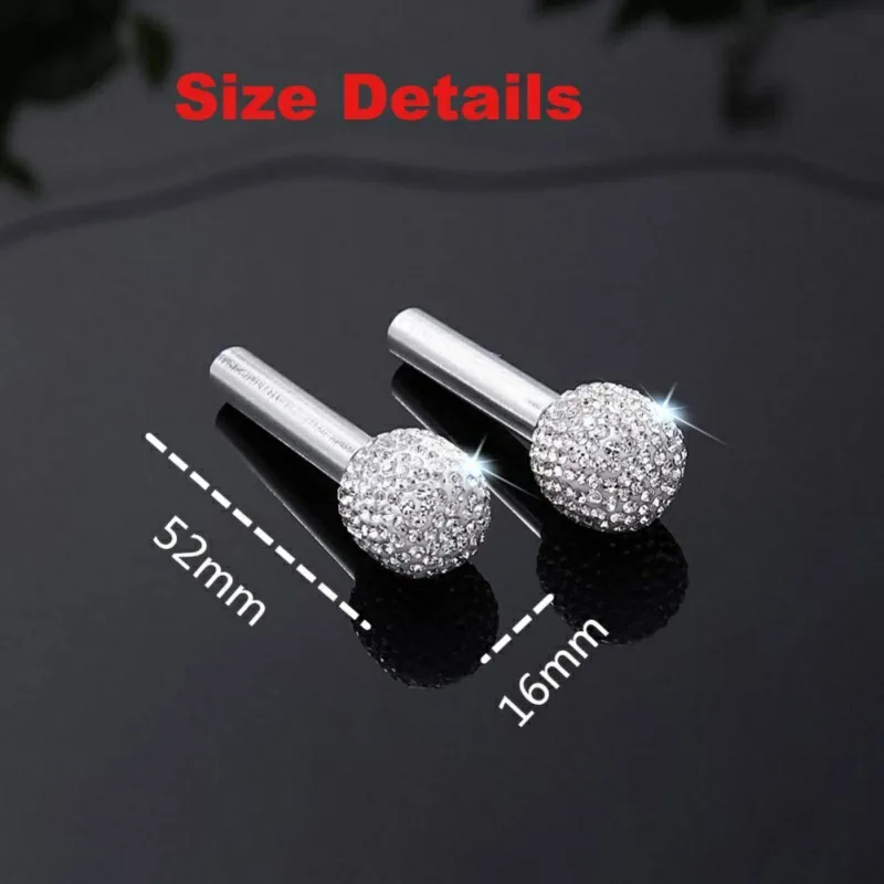 2 шт. шикарные Стразы Автомобильный Дверной замок Универсальный Тяговый Стержень