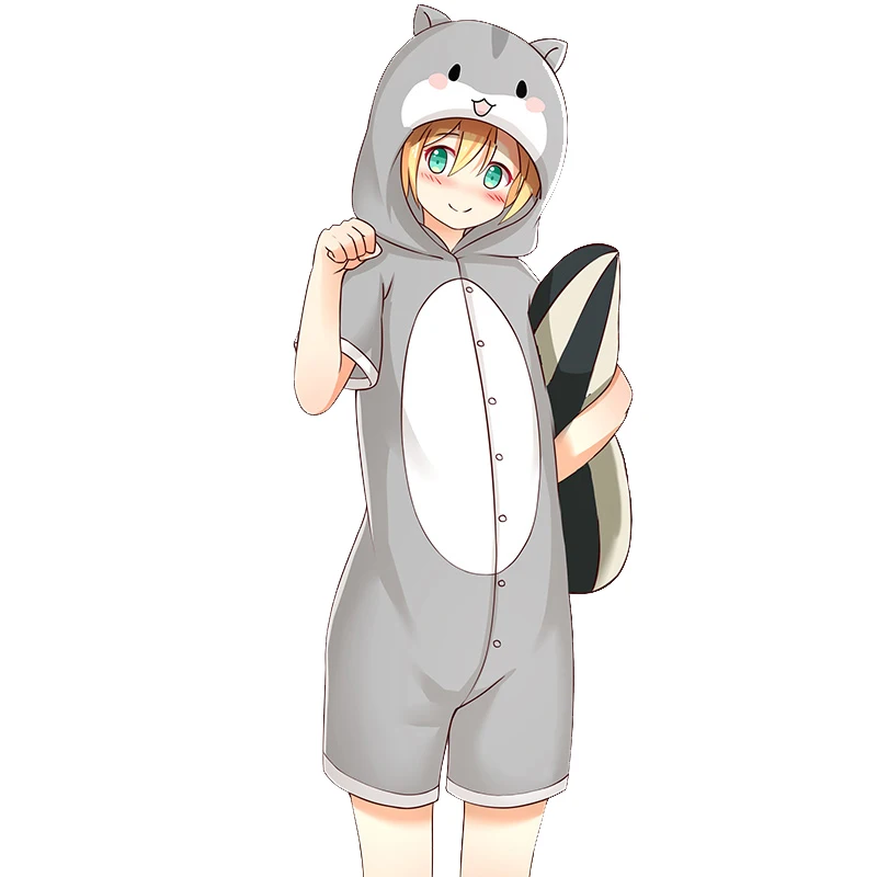 Милые животные хомяк Собака Хаски пижамы Комбинезоны комбинезон костюм жирафа