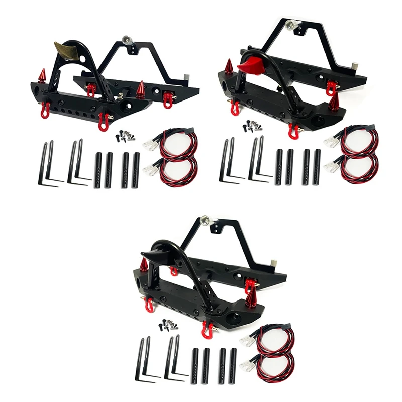 

Передний и задний бампер для Axial SCX10 SCX10 III Traxxas TRX4 1/10 RC Car