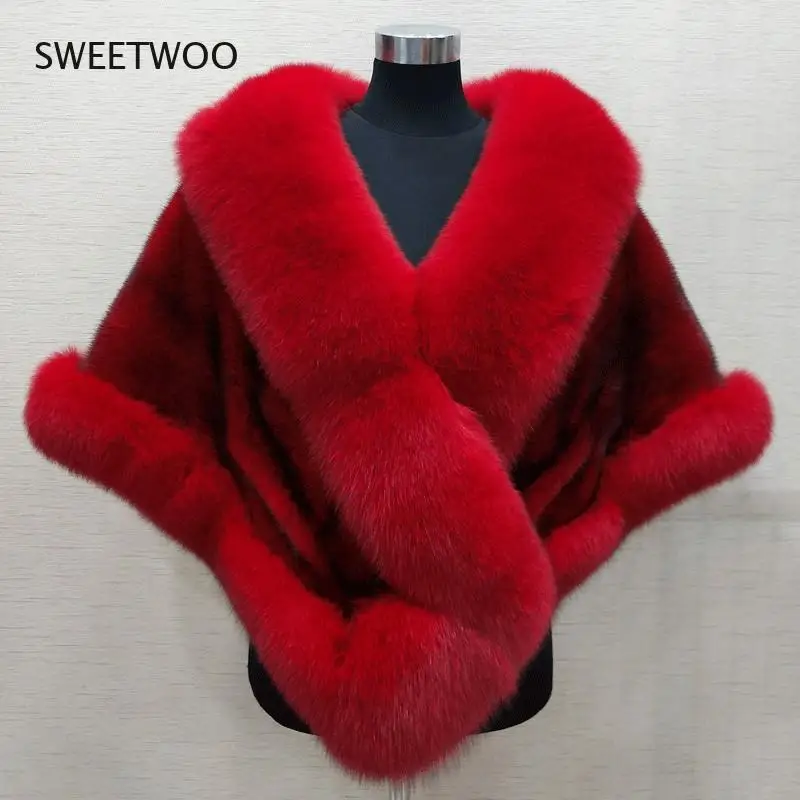 Jacket Women Faux Fur Coat Women's Shawl Faux Fur Coat Winter Veste Femme
