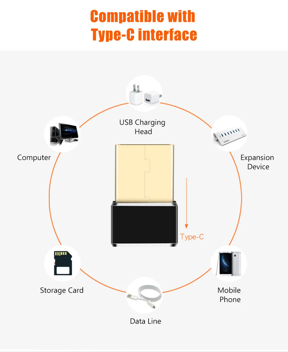 2 шт. USB 3,0 к USB 3,1 type C OTG адаптер USB-C конвертер type-c адаптеры для samsung S10 для Xiaomi Mi 9t USB OTG разъем