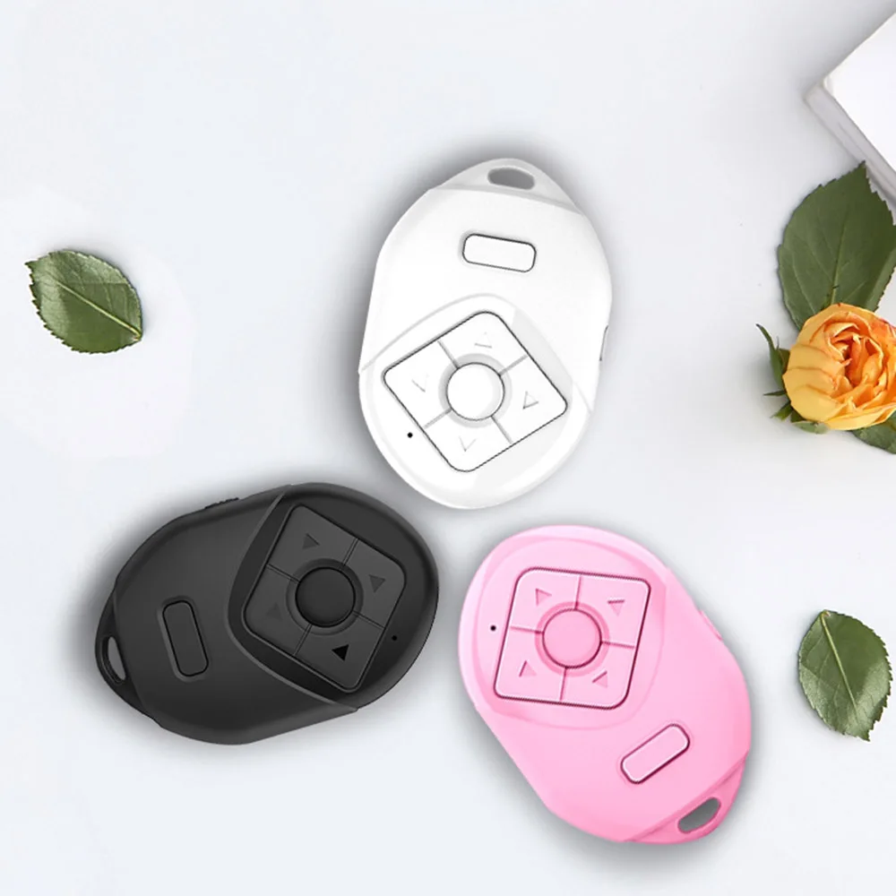 

Bluetooth Remote Shutter for iPhone/Android TIK Tok Multifunction Remote for Take Photos/Videos, Control The Volume Turn Page