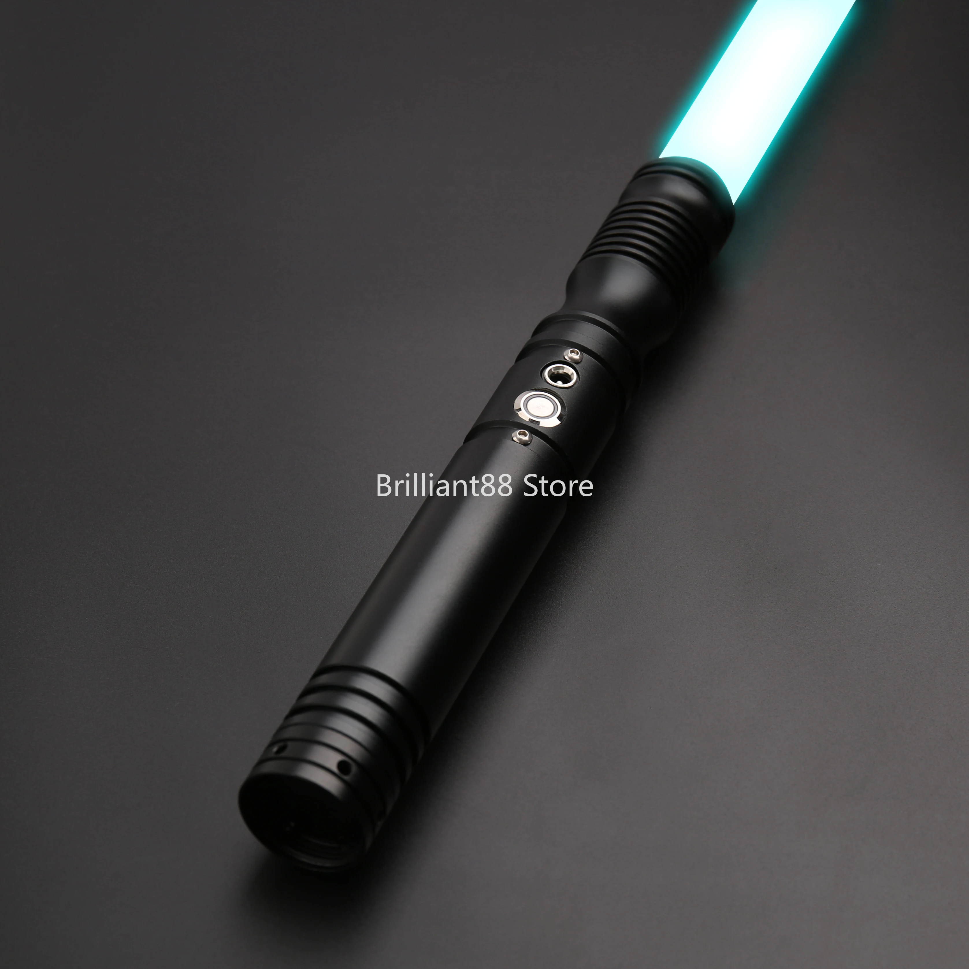 

2021 HOT Metal handle RGB lightsaber Force FX 12 colors 6 sound fonts Blaster lock lightsaber-TS013 Duling Foc