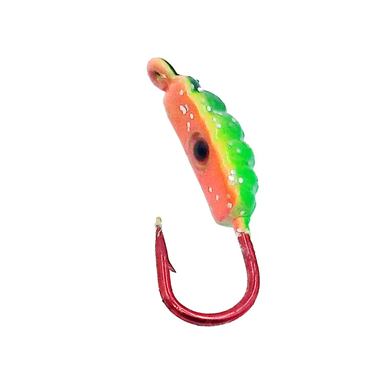 6 шт./лот приманка с крючком для зимней подледной рыбалки 2 см 1 4 г миниатюрная