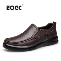 genuine leather men casual shoes soft anti slip loafers moccasins quality men flats breathable slip on male driving shoes men