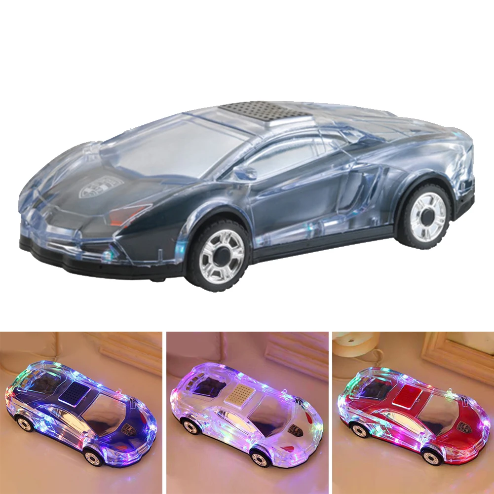 

New Portable Mini Car Model Speakers with FM Radio L-B Car Shape Support USB TF Card Stereo MP3 Music Player Kid Gift Sound Box